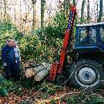tractor at work